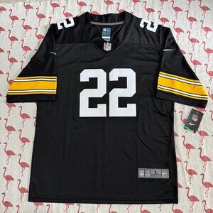 Black Nike Jersey #22 Pittsburgh Steelers Harris